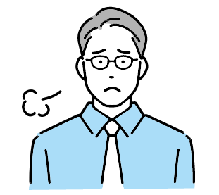 悩み会社員男性B